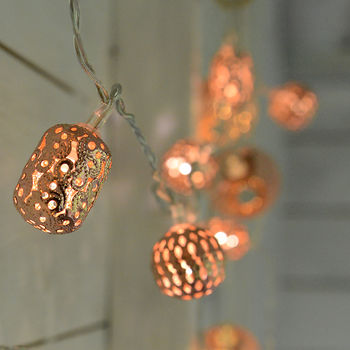 Copper Fairy Lights By Home & Glory 