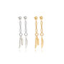 Gold Vermeil Or Sterling Silver Seed Pod Earrings, thumbnail 2 of 7