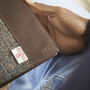 Harris Tweed Personalised Leather Notebook Journal, thumbnail 10 of 12