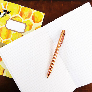 Mellifera Honeybee Print A5 Lined Journal, 2 of 10