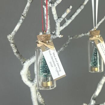 Personalised Miniature Christmas Tree Decoration, 2 of 12