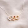 Personalised Mini Eternal Hearts Necklace Photo Gift Set, thumbnail 2 of 12