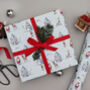 North Pole Christmas Wrapping Paper, thumbnail 1 of 2