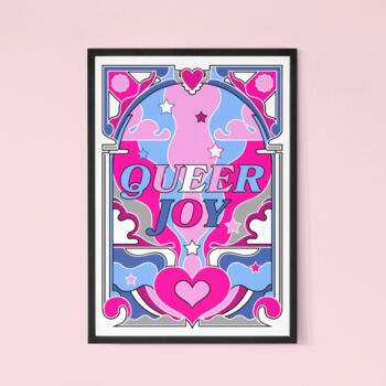 Trans Rights Are Human Rights Art Poster Print, 2 of 4