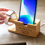 Personalised Best Dad Or Mum Charging Station, thumbnail 10 of 11