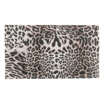 Grey Leopard Print Outdoor Doormat, 2 of 2
