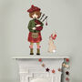 Burn's Night, Scottish Belle And Boo Wall Stickers, thumbnail 1 of 1