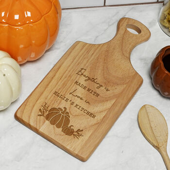 Personalised Pumpkin Board New Home Gift Family, 3 of 4