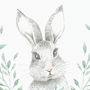Personalised New Baby Bunny Rabbit Nursery Print, thumbnail 2 of 3