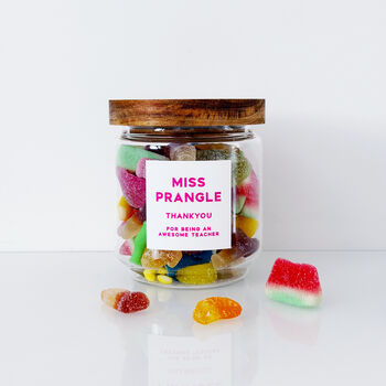 Teacher Gift Personalised Sweet Jar, 4 of 10
