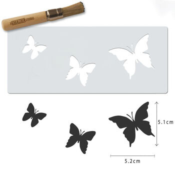 Butterflies Stencil, 5 of 6