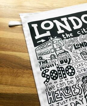 London Landmarks Tea Towel, 3 of 4