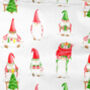 Christmas Gnomes Wrapping Paper Roll Or Folded, thumbnail 3 of 3