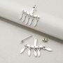 Sterling Silver Two Way Chandelier Studs, thumbnail 4 of 5