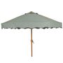 Scalloped Parasol In Grass Green, thumbnail 3 of 3