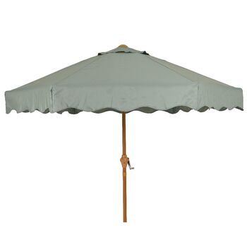 Scalloped Parasol In Grass Green, 3 of 3