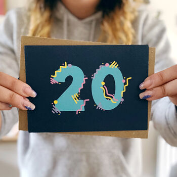 20 Birthday Card, 4 of 5
