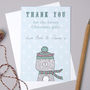 Personalised Bear Christmas Thank You Cards, thumbnail 1 of 2