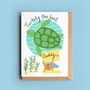 Turtley The Best Dad, Daddy Or Grandad Card, thumbnail 1 of 4