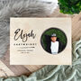 Personalised Modern Any Occasion Circle Photo Memory Box Five Sizes 16cm | 20cm | 26cm | 30cm | 36cm, thumbnail 3 of 9