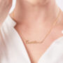 Osa Personalised Name Necklace Font Three, thumbnail 2 of 10