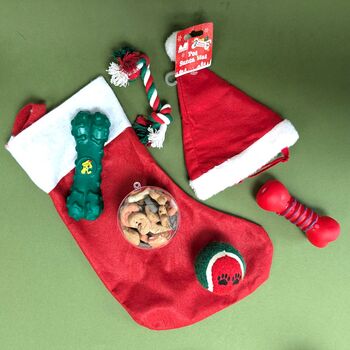 Prefilled Christmas Stocking For Dogs, 3 of 3