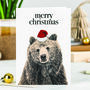 Bear Christmas Card, thumbnail 1 of 8