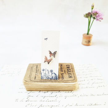 Butterfly Stud Earrings Presented In A Little Glass Bottle, 2 of 3