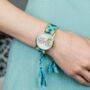 Blue Boho Bracelet Wrist Watch For Women, thumbnail 1 of 4