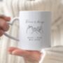 Personalised Valentines Couple Mugs Heart Handle, thumbnail 1 of 2