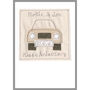 Personalised Car Wedding Or Anniversary Card, thumbnail 6 of 12