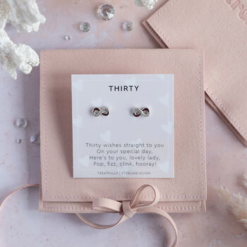 30th Birthday Earring Studs, 2 of 5