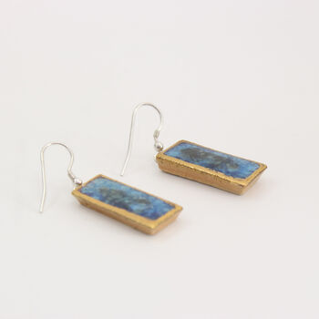 Blue Reef Drop Earrings, 2 of 2