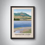 Strangford Lough Aonb Travel Poster Art Print, thumbnail 1 of 8