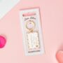 Love Letter Enamel Keyring Or Bag Charm, thumbnail 2 of 3