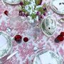 Pink Toile Tablecloth Cassis, thumbnail 2 of 2