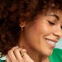 Hampton Sapphire And Gold Vermeil Earrings, thumbnail 2 of 4
