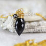 Black Spinel And Diamond Necklace, thumbnail 3 of 4