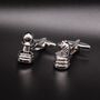 Chess Cufflinks Player Game Wedding Shirt Suit Gift, thumbnail 1 of 4