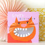 Laser Cut Cat Birthday Card, thumbnail 3 of 5