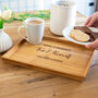 Personalised Tea And Biscuits Serving Tray, thumbnail 1 of 4