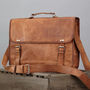 Leather Laptop Bag With Handle, thumbnail 4 of 11