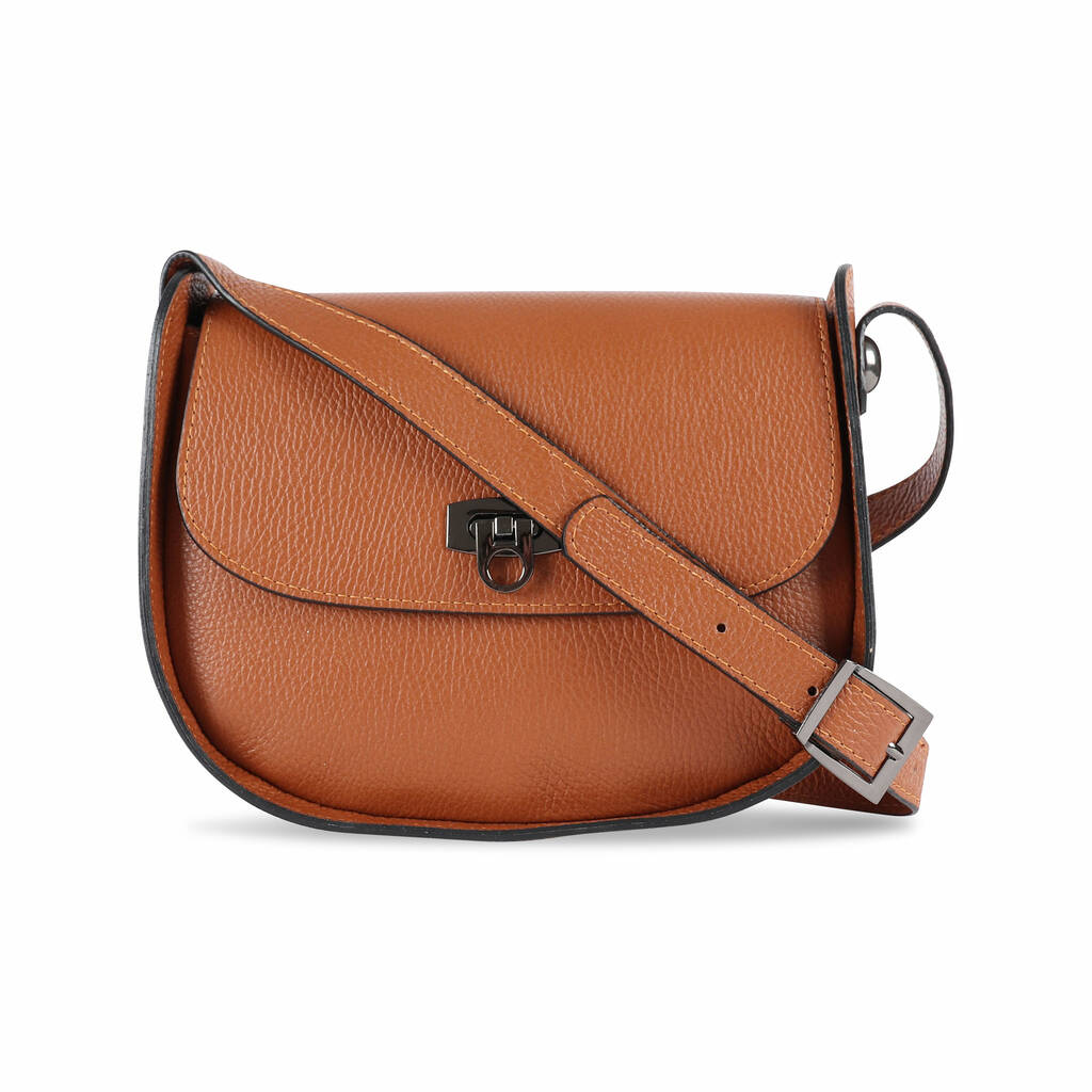 tan cross body handbag