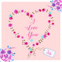 Personalised Rose Valentine Card, thumbnail 5 of 7