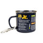 Survival Guide 500ml Enamel Mug With Carabiner Hook, thumbnail 3 of 4