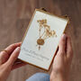 Personalised Pressed Flowers Wedding Framed Print, thumbnail 1 of 4