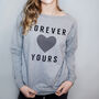 Valentine's Slogan Jumper 'Forever Yours', thumbnail 1 of 3