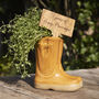 Personalised Welly Plant Pot Gift, thumbnail 4 of 7
