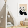 Scandi Set Of Three Nursery Decor Art Print Tiger Panda, thumbnail 4 of 6