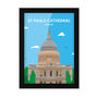 St Paul's Cathedral London Framed Print, thumbnail 6 of 6